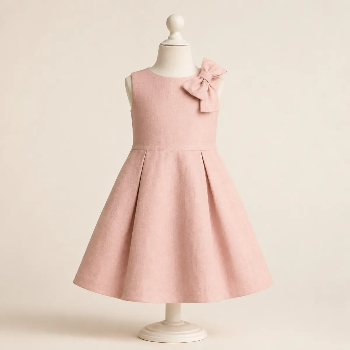 Vestido rosado para niñas